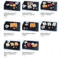 Carte et menu de Nah Sushi à Mantes la Ville — Les menus poissons (suite)