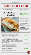 Carte et menu de O'maquis Family à Saint Cyr l'Ecole — Les formules