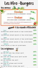 Carte et menu de O'maquis Family à Saint Cyr l'Ecole — Les menus
