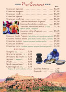 Carte et menu de L'Auberge Du Maroc à Meulan-en-Yvelines — Les couscous