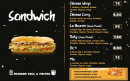 Menu Food Korner - Menu sandwich