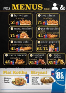Menu BFC78 - Les menus solo
