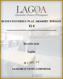 Menu Lagoa - Exemple de menu