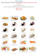 Carte et menu de Sushi jouy à Jouy en Josas — Le menu midi