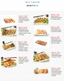 Carte et menu de Sushi jouy à Jouy en Josas — Le menu yakitori