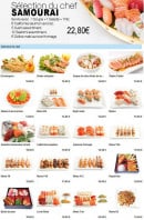 Carte et menu de To sushi à Aubergenville — Les sélection du chef