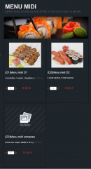 Carte et menu de Sushi Montfort à Montfort l'Amaury — Menus midi
