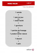 Carte et menu de Restaurant Sartrouville / Rie à Sartrouville — Les menus