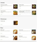 Menu Yakalma - Les entrées et plats