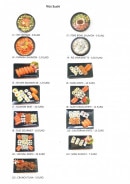 Menu Chomalee - Les menus sushis