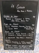 Carte et menu de La Cucina Pane Amore & Fantasia à Andresy — Exemple de menu