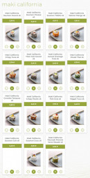 Menu Eat sushi - Maki california