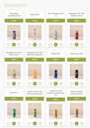 Menu Eat sushi - Boissons