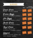 Menu Pizza Rapido - Les burgers