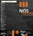 Menu Pizza Rapido - Les pizzas