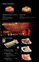 Carte et menu de Little Tokyo à Conflans Sainte Honorine — Les menus chirashi, mixtes