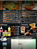 Menu Le comptoir des halles - Couscous, tajines, desserts,...