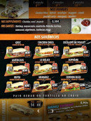 Menu Le comptoir des halles - Tacos et sandwiches