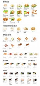 Carte et menu de Royal kyoto à Carrieres Sous Poissy — Entrées, accompagnements, brochettes,...