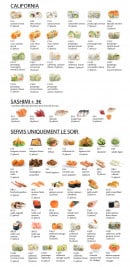 Carte et menu de Royal kyoto à Carrieres Sous Poissy — California, sashimi et menu soir