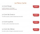 Carte et menu de Le Carré à Voisins le Bretonneux — Le menu carte
