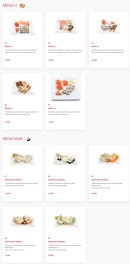 Carte et menu de O'jap à Voisins le Bretonneux — Menu h et menu maki