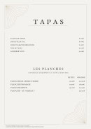 Carte et menu de Au Nadeau à Saint Illiers la Ville — Les tapas