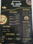 Menu La Suite - Les salades, plats, ...