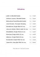 Menu Le Logis Saint Martin - Les whiskies