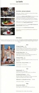 Carte et menu de Le Bar à Huîtres à Amiens — Huîtres et vins