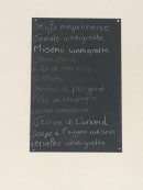 Menu L'Auberge Fleurie - les plats