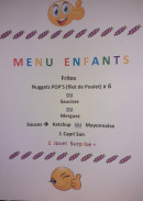 Menu Le Kraken - Les menus enfants