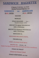 Menu Le Kraken - Les sandwichs