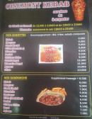 Menu Oisemont kebab - Les assiettes et sandwichs