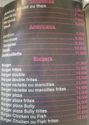 Menu La grignottine - Les sandwichs, burgers, ...