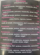 Menu La grignottine - Les pizzas