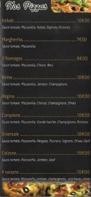 Carte et menu de Deniecourt à Estrees Deniecourt — Pizzas