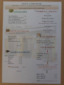 Carte et menu de Le Nicol's à Saint Valery sur Somme — Menu à emporter