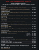 Carte et menu de SteakHouse à Villers Bretonneux — Les spécialités