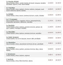 Menu Le Kiosque à Pizzas - Les pizzas spéciales  suite