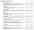 Menu Le Kiosque à Pizzas - Les pizzas spéciales