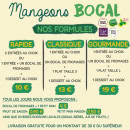 Menu Mangeons bocal - Les formules