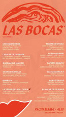 Menu PachaMama - Les tapas