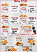 Menu Chicken times - Les chicken family et menu solo