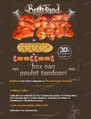Menu BollyFood - Le box nan poulet tandoori