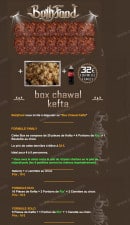 Menu BollyFood - Le box chawal kefta