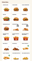 Menu Burger King - Les petites faims