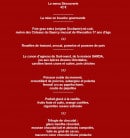 Menu La Cave Ô Délices - Le menu découverte