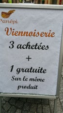 Menu Panepi - Viennoiserie 