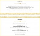 Carte et menu de Brasserie De Montbeton à Montbeton — Les poissons et desserts